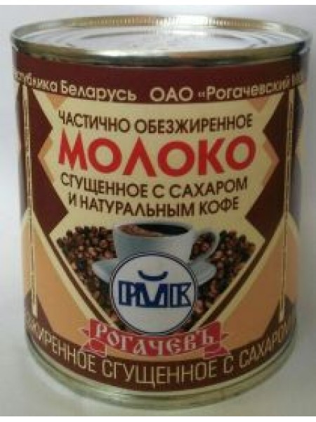 конс. Молоко сгущ. Кофе 7,0% ж/б Рогачевский МК